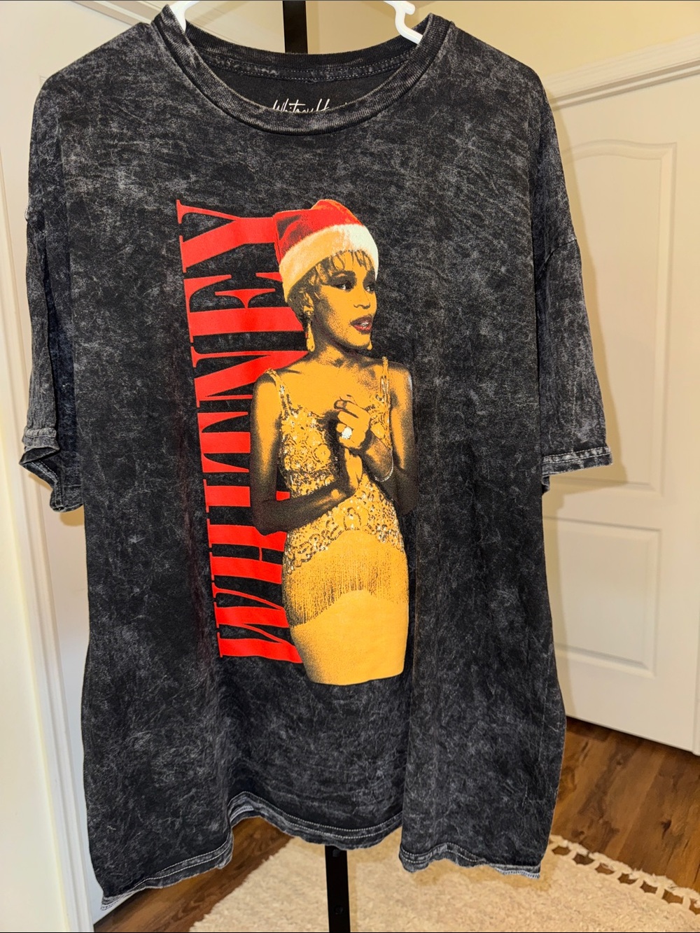 Whitney Houston Christmas Tee - Size XL